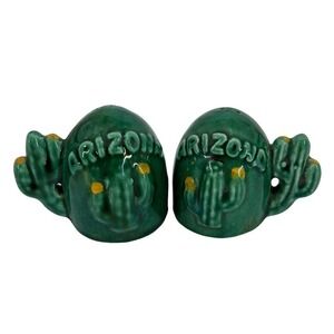 Vintage Salt & Pepper Shakers‎ Arizona Cactus Green Saguaro Collectable